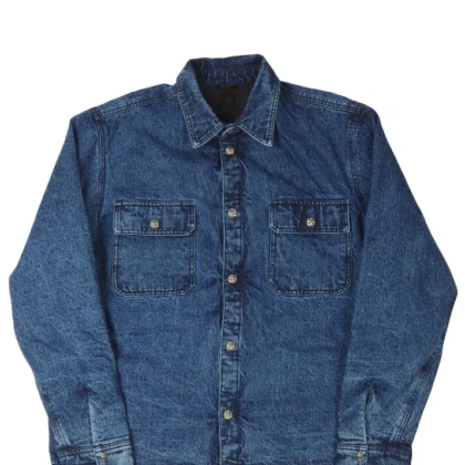Chrome Hearts Quilted Denim Shirt Jacket