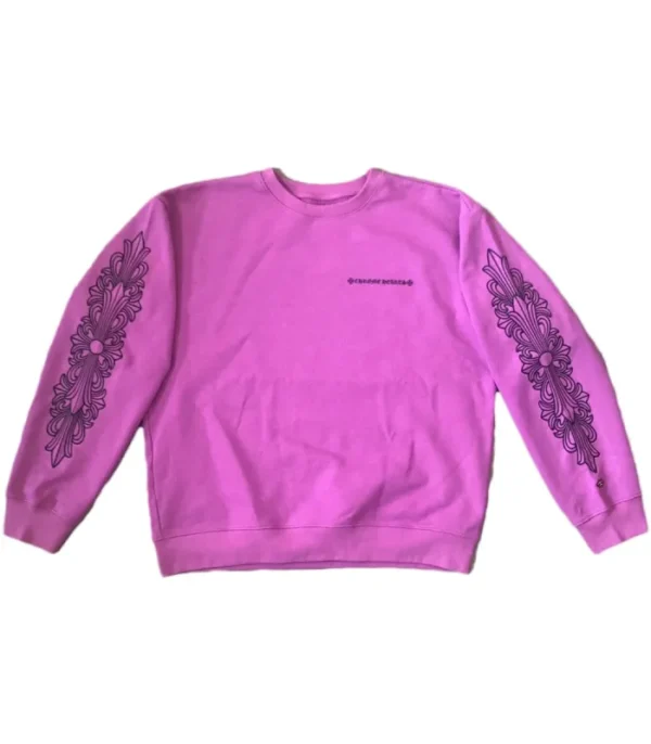 Chrome Hearts Matty Boy Spider Web Sweatshirt – Purple