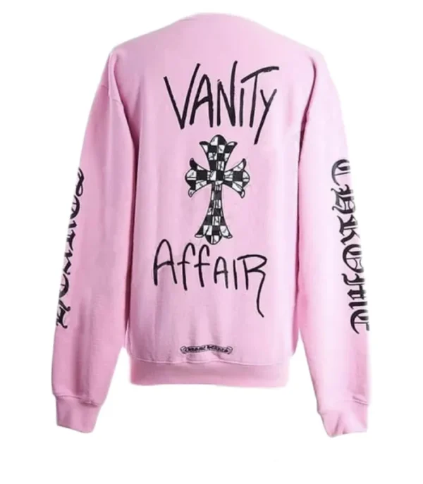 Chrome Hearts Vanity Affair Crewneck Sweatshirt – Pink