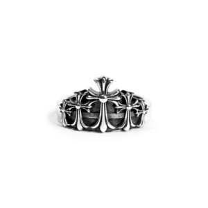 CROSS CROWN RING