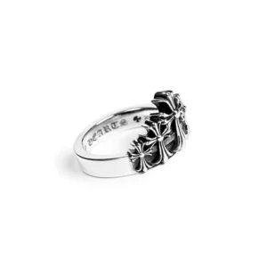 CROSS CROWN RING